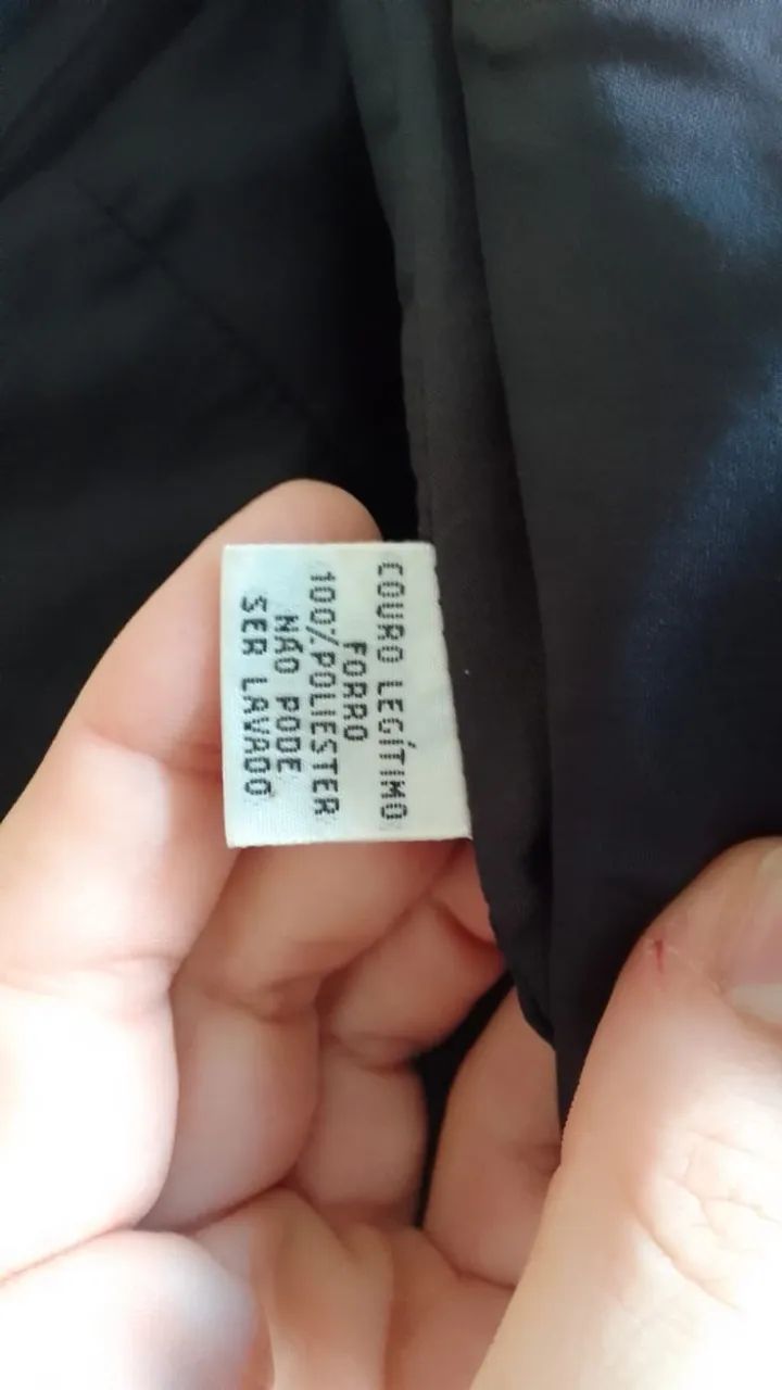 Calça de couro aveludado - Foto 2