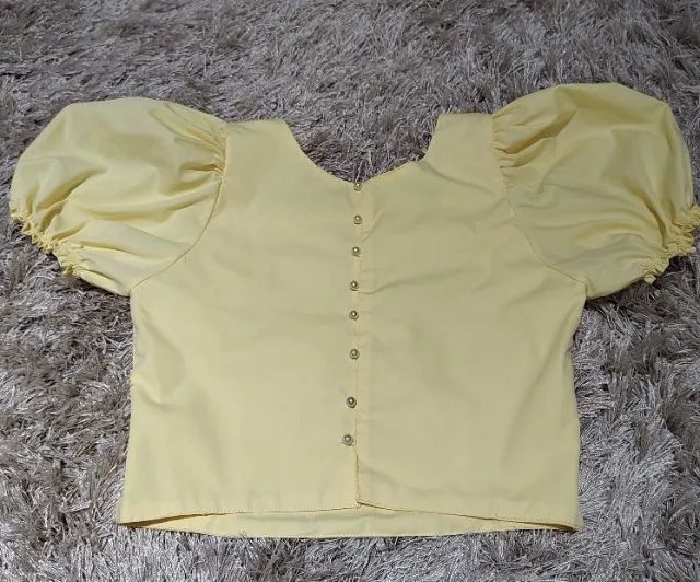 Blusa em tecido alfaiataria  - Foto 2