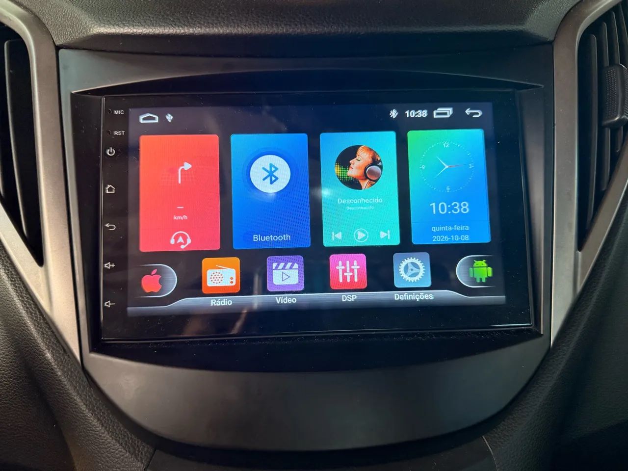 Multimídia android auto e apple CarPlay 7?  - Foto 2