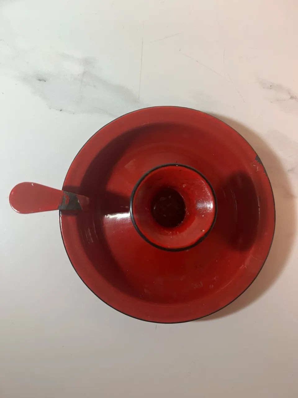 Castiçal antigo / palmatória  - Foto 5