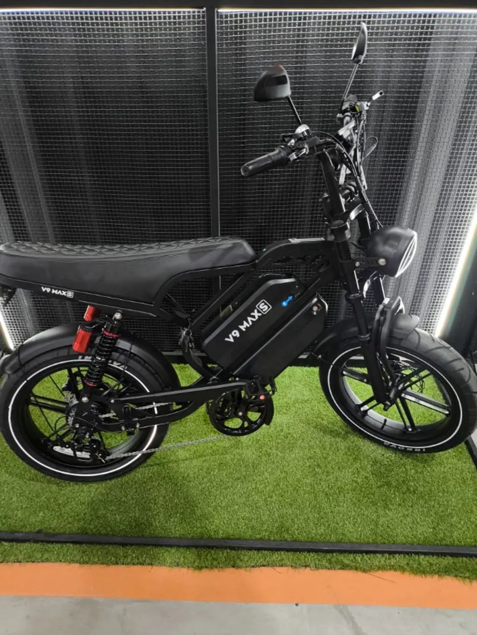 Bicicleta Eletrica V9 max S duas baterias 
