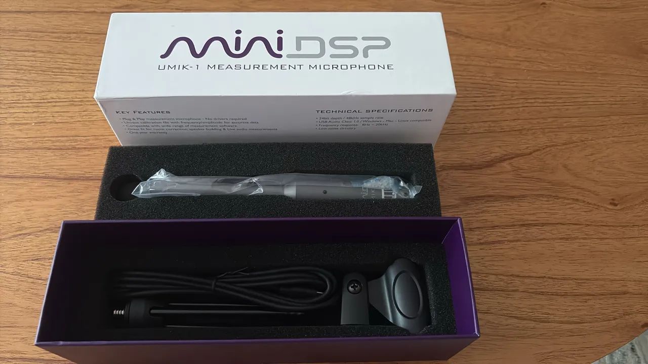 Microfone MINIDSP UMIK-1  - Foto 4