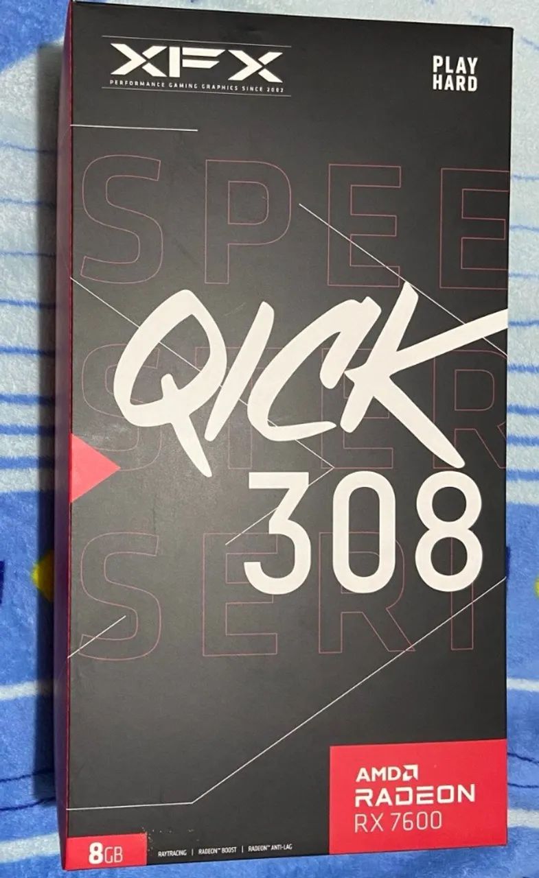 Placa de Vídeo XFX AMD Radeon RX 7600 Speedster QICK 308, 8GB, GDDR6, FSR, Ray Tracing - Foto 2