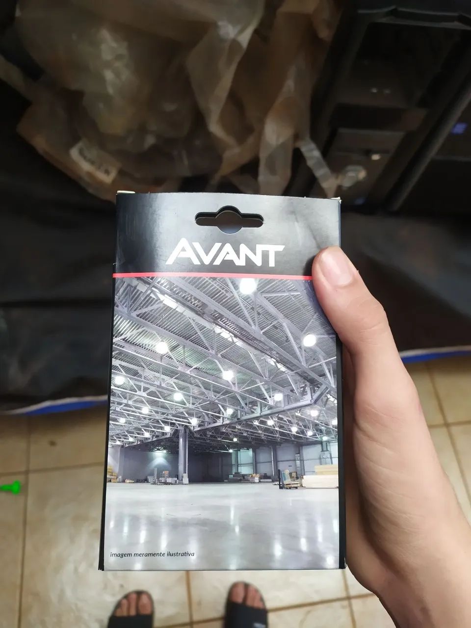 Lâmpada Avant Muito Forte Queimada - Foto 2