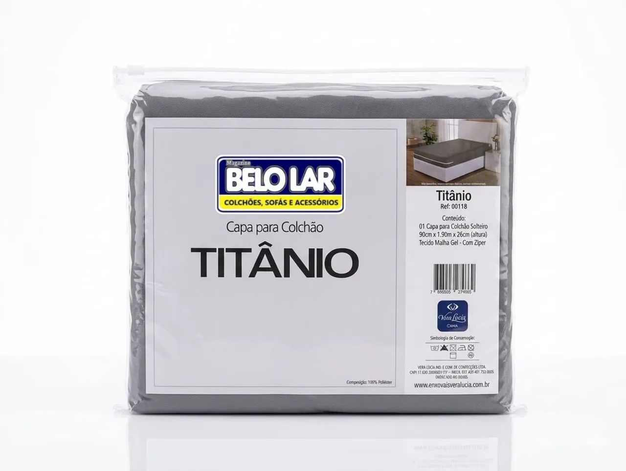 Capa para Colchão Queen cor cinza - Foto 3