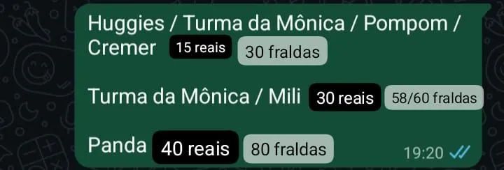Fraldas "P" e ninhos - Foto 2