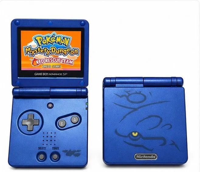 Nintendo Game Boy SP IPS Backlight pokémon Sapphire  - Foto 2