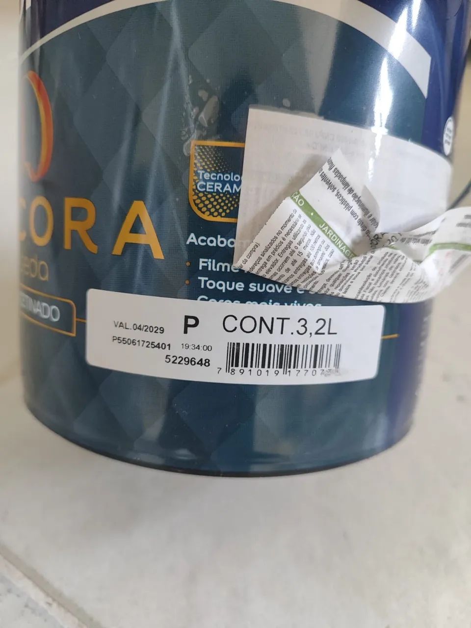 Tinta coral cor mantilha 3.6 l  - Foto 2