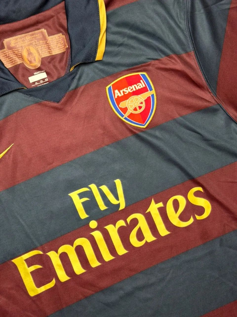 Camisa Arsenal 2007/08 Third - Denilson - Foto 2