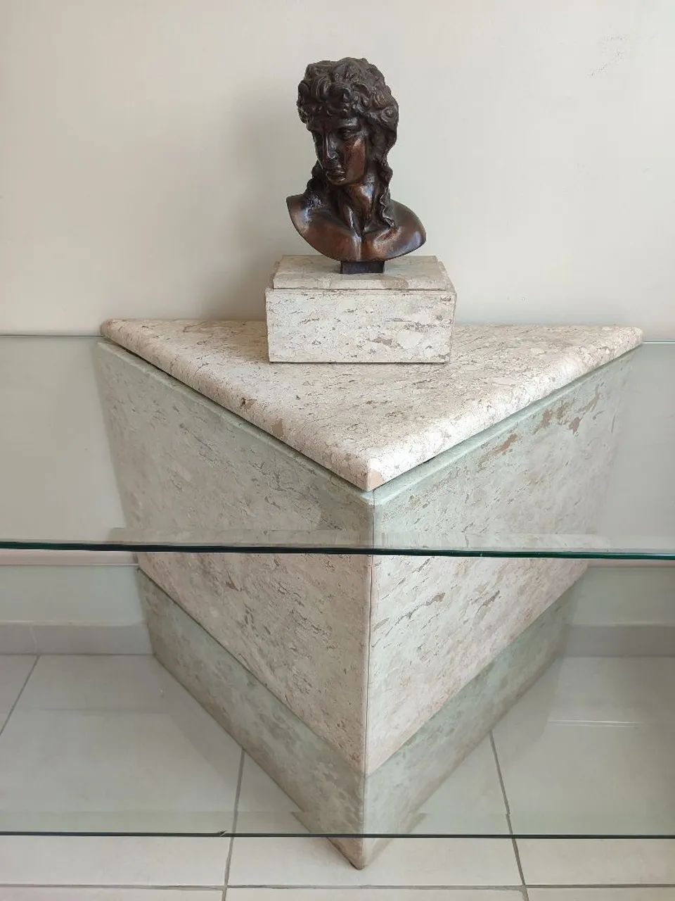 Mesa vidro e mármore - Foto 2