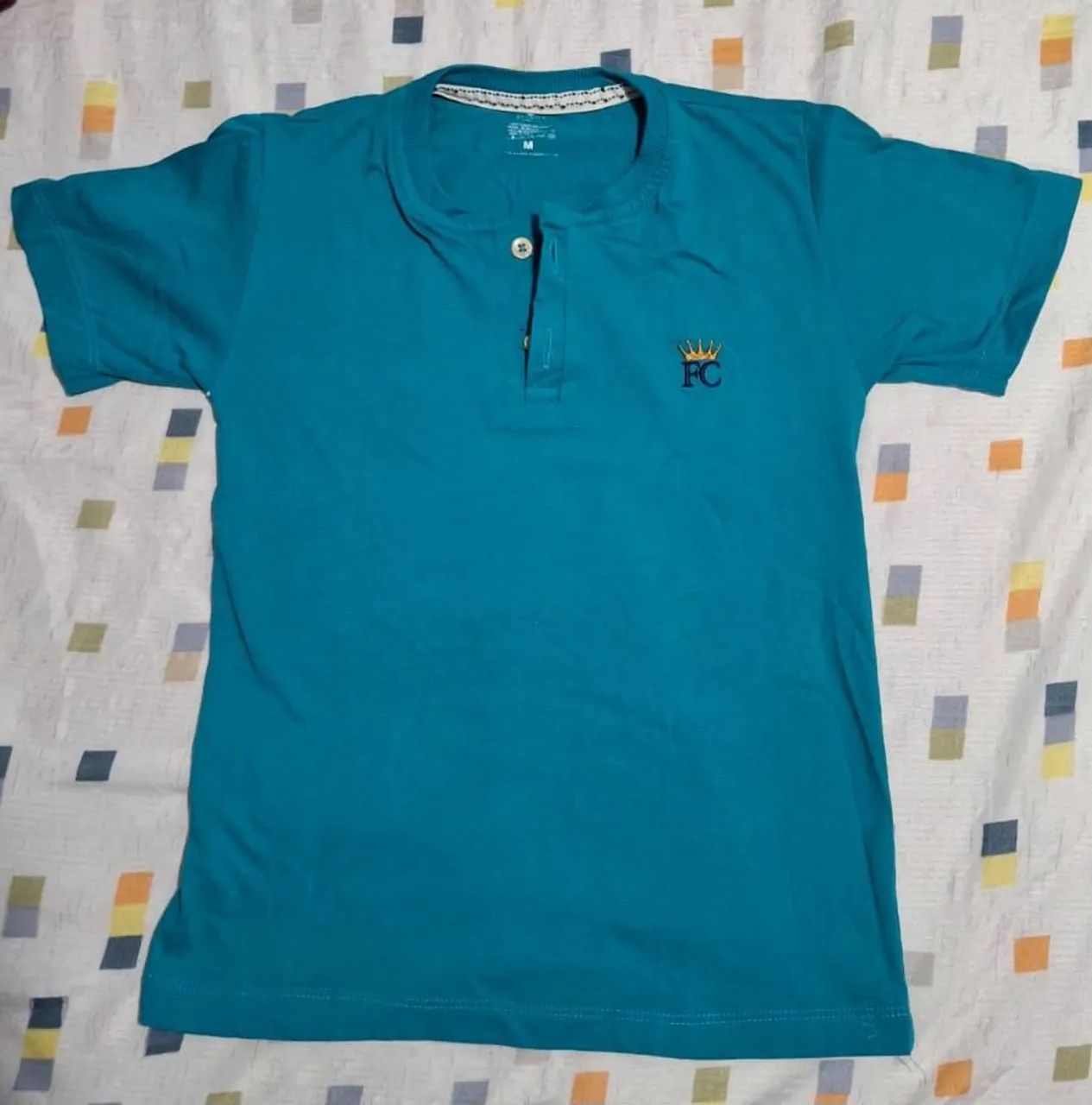 Camisa Infantil Algodão Seminova - Foto 2