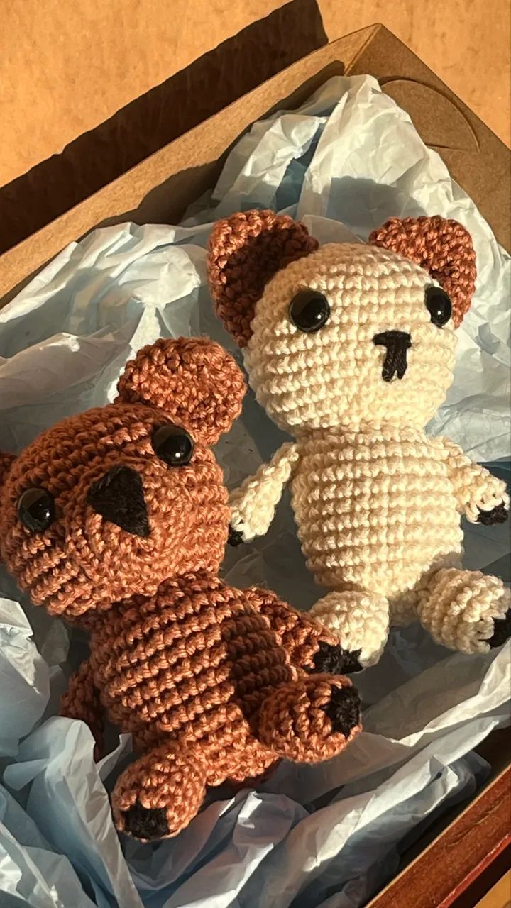 Brinquedos de crochê 