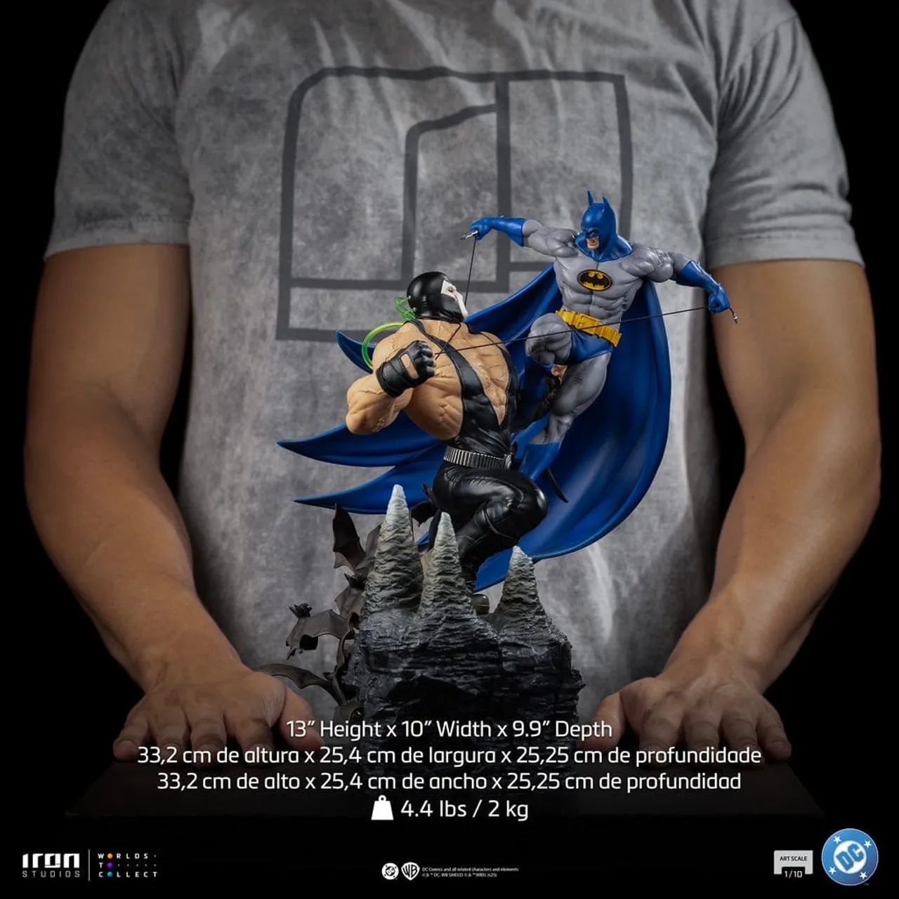 Batman vs Bane Exclusivo numerado Iron Studios  - Foto 2