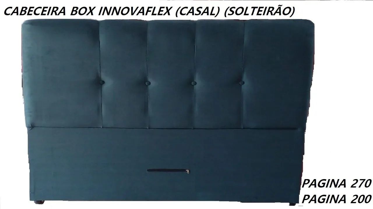 Cabeceira casal em sued 