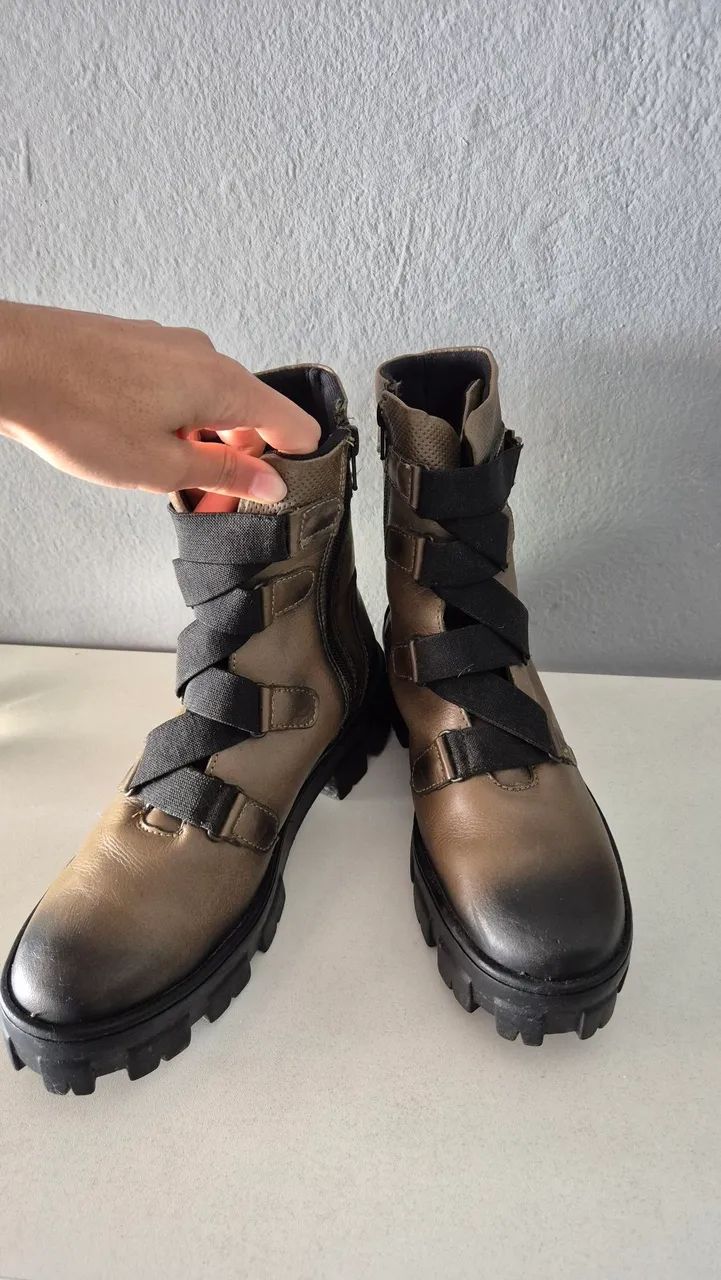 Bota couro legítimo. - Foto 3