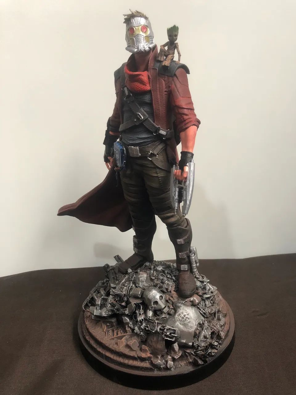 Star Lord e Groot em impressão 3D de 30cm - Foto 2