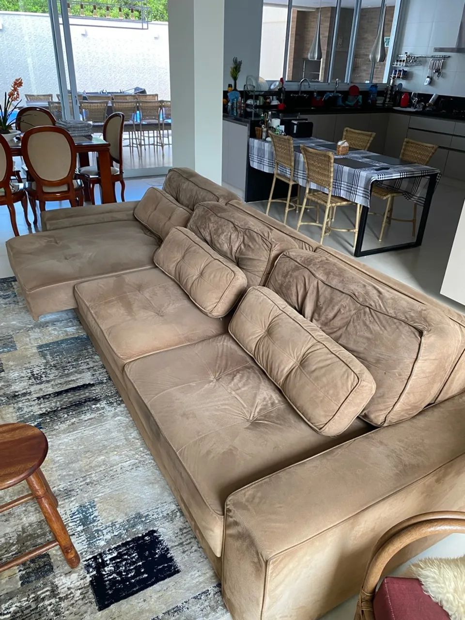 Sofá 3 lugares reclináveis- Soforte Sofás Multifuncionais - Foto 3