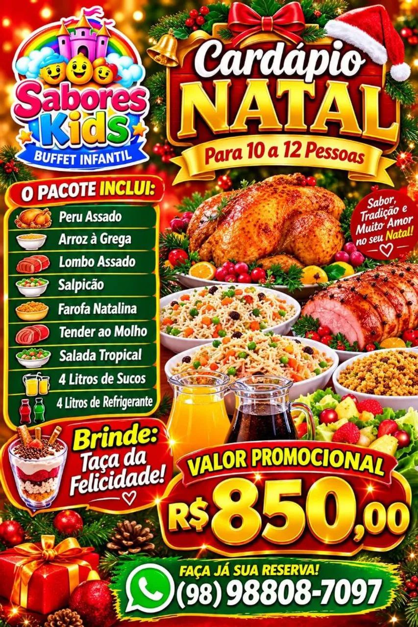 Ceia de natal vários pacotes - Foto 2