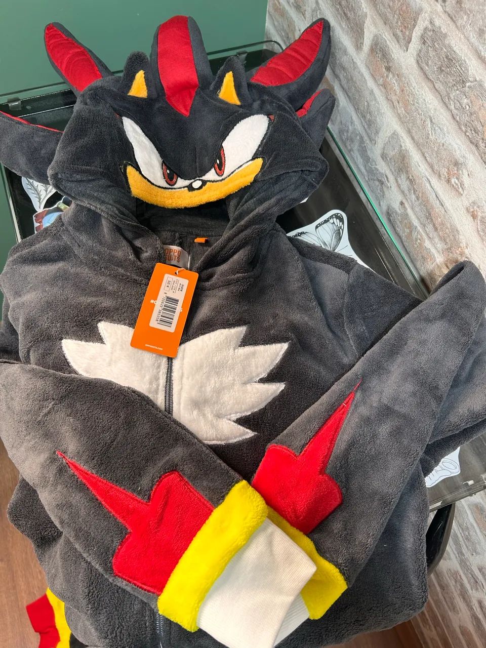 Macacão fleece Shadow the Hedgehog  - Foto 4