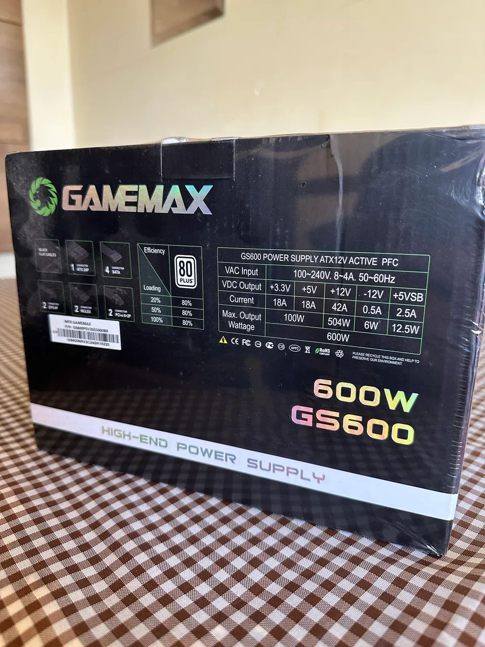 Fonte Gamemax 600w - Foto 3