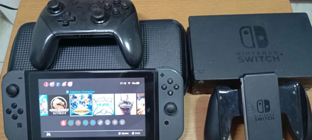 NINTENDO SWITCH V2, PRO CONTROLLER. PARA SAIR LOGO!!!!, 25 GB+128GB - Foto 3