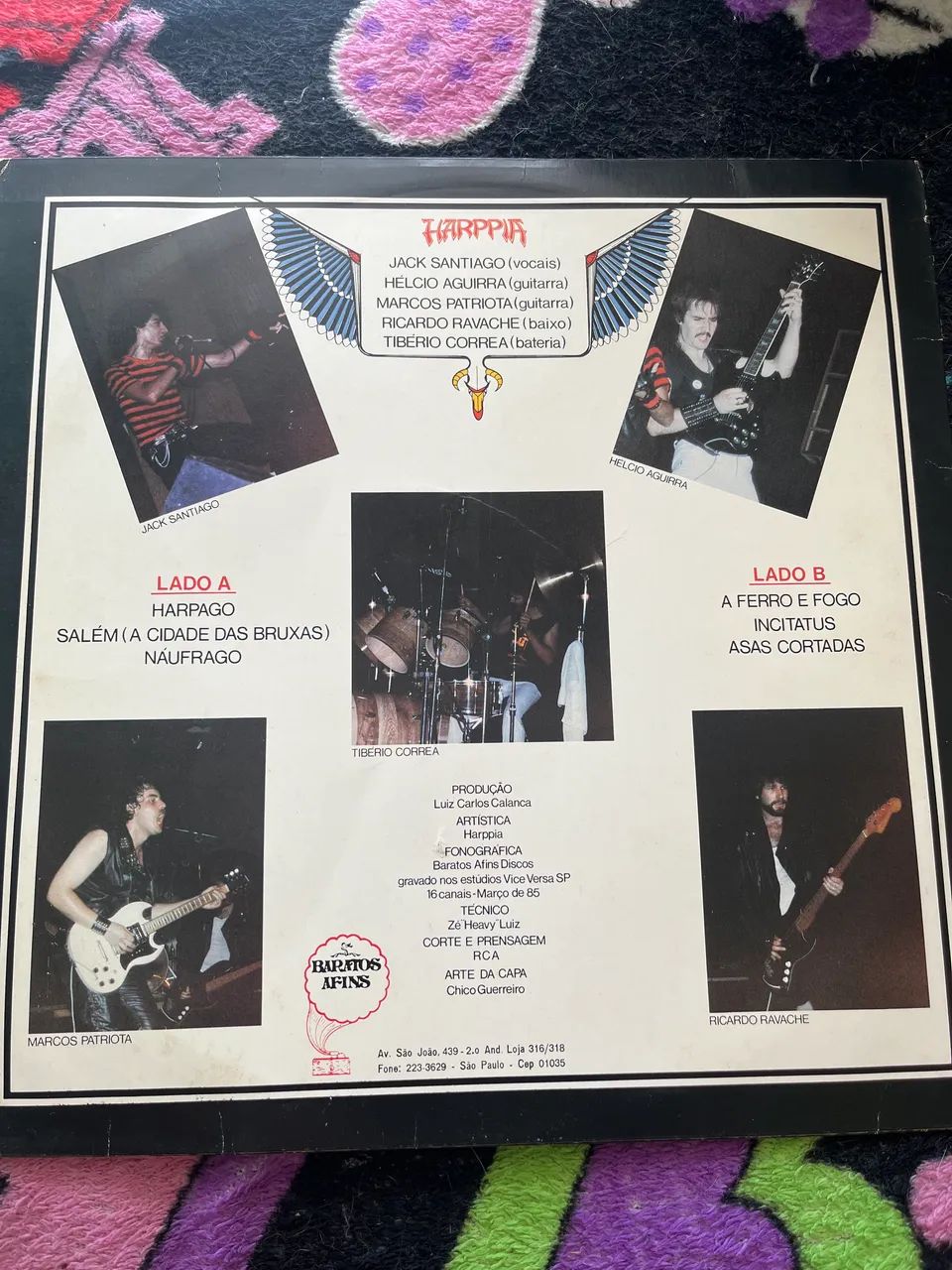 Lp Harpia - A ferro e fogo com encarte! - RARO!  - Foto 2
