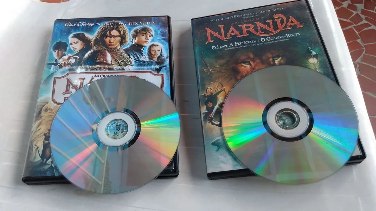 Filme DVD original Nárnia vol 1 e 2 ótimo estado.  - Foto 5