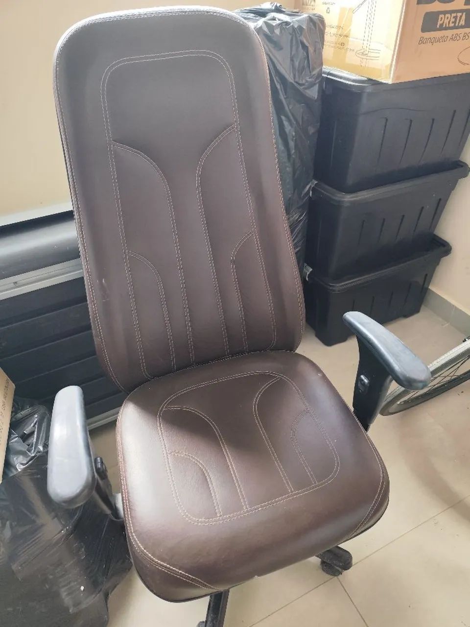 Executive-style chair.