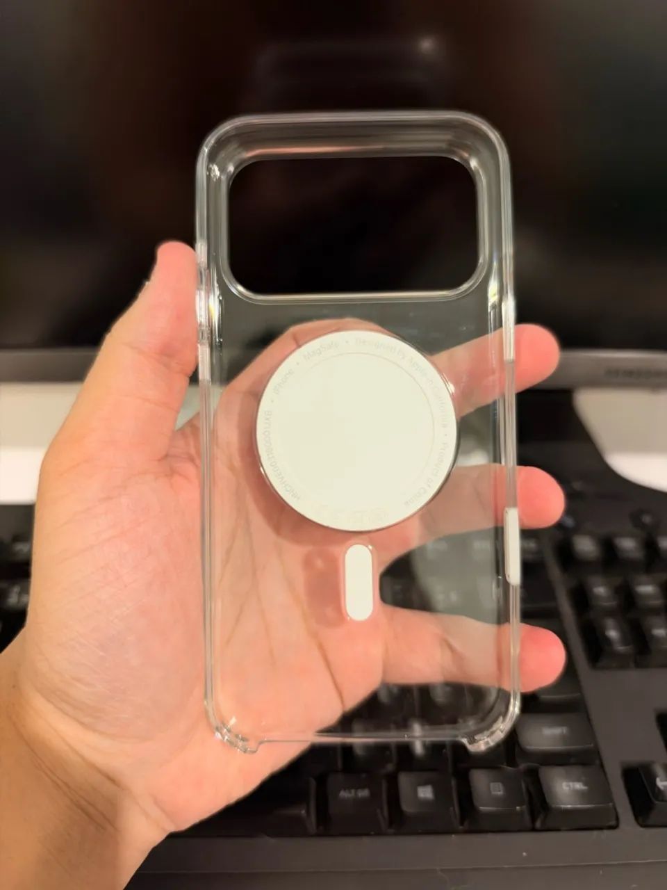 CLEAR CASE IPHONE 18 PRO MAX ORIGINAL  - Foto 3