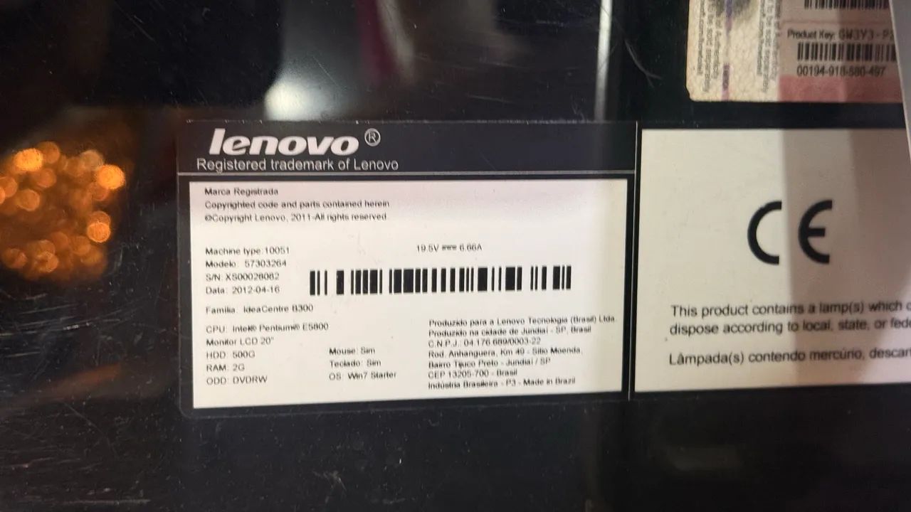 Computador Lenovo all in one quebrado  - Foto 3