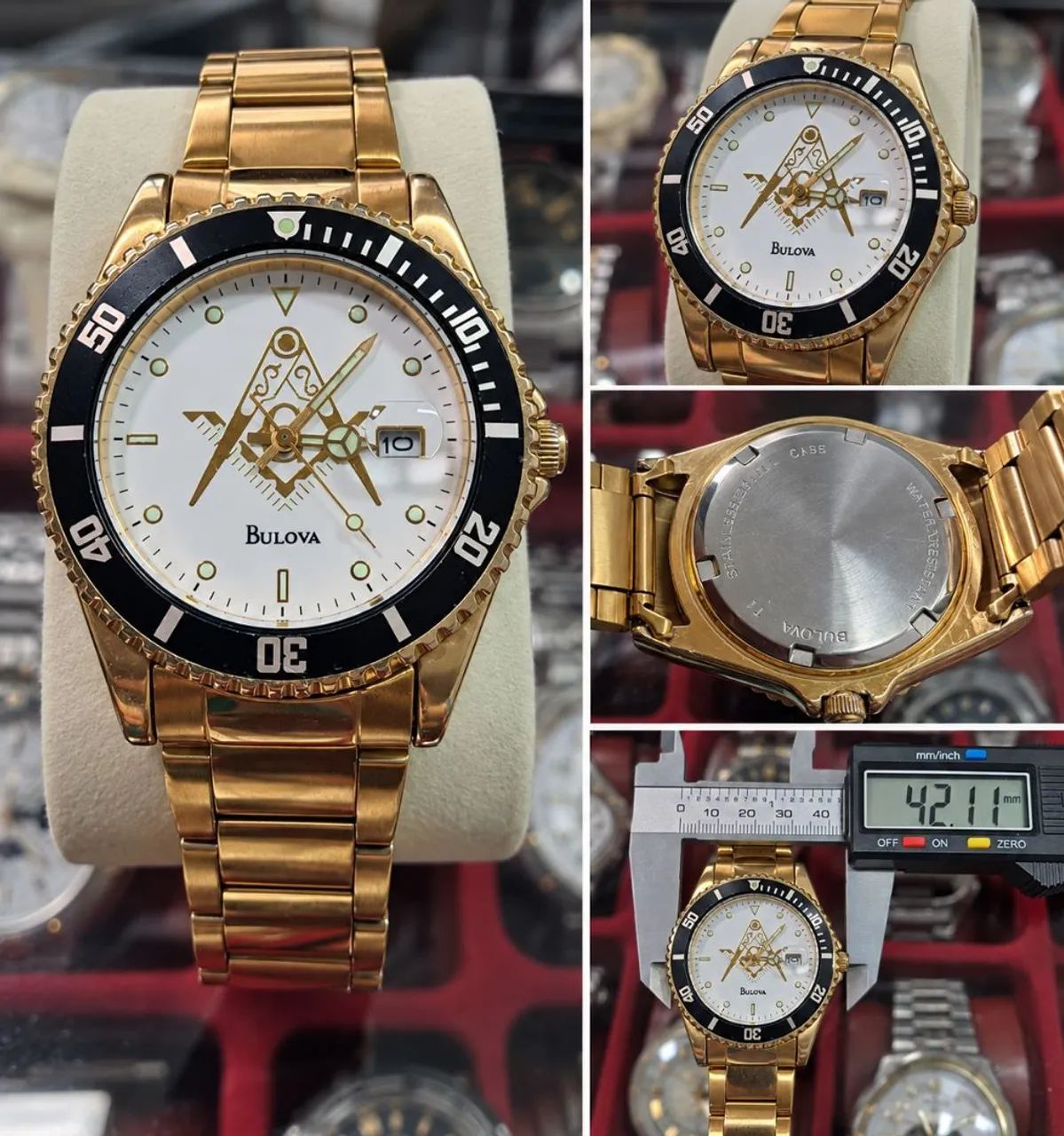 Relógio bulova Maçonaria 