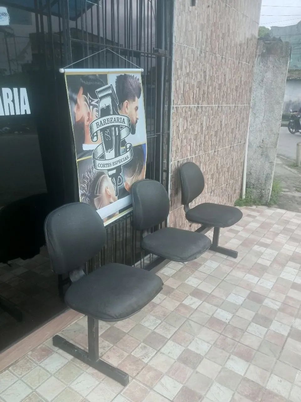 Cadeira barbearia , escritório de espera  - Foto 2