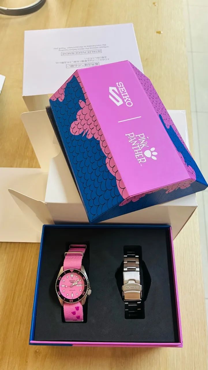 Seiko pantera cor de rosa - pink panther - Foto 3