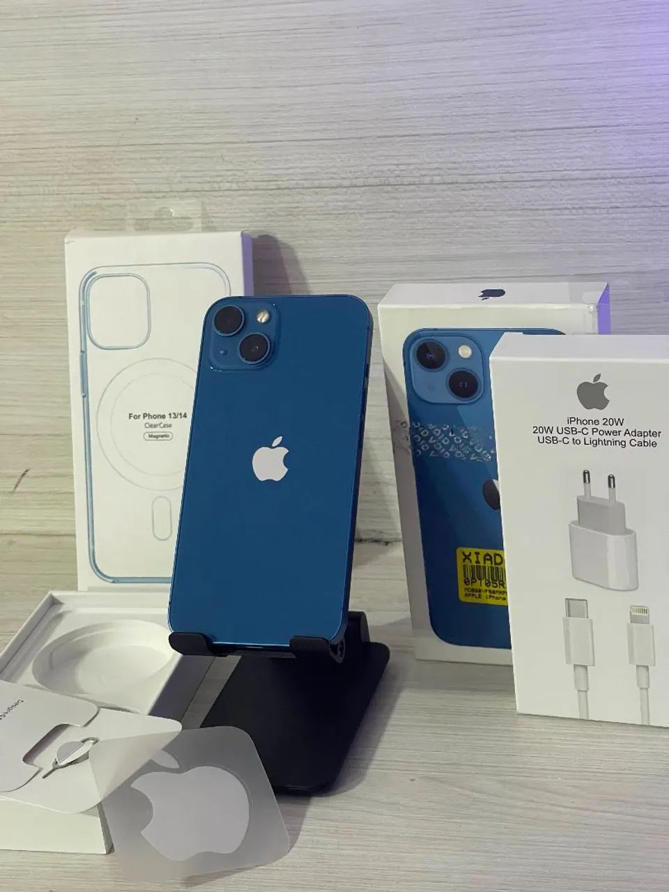 PROMOÇÃO ÚNICA IPHONE 13 128 GB BLUE ORIGINAL  DE UNICO DONO COM GARANTIA DE 3 MESES 