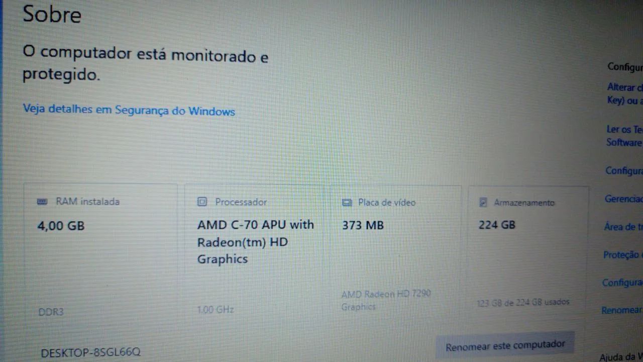 Notebook STI Semp Toshiba - 4GB RAM para Estudos e Comércio - Foto 2