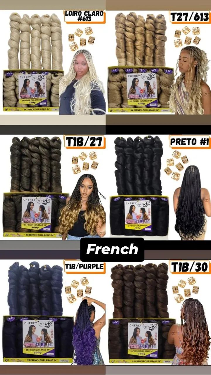 Promoção french curly 400 gramas 