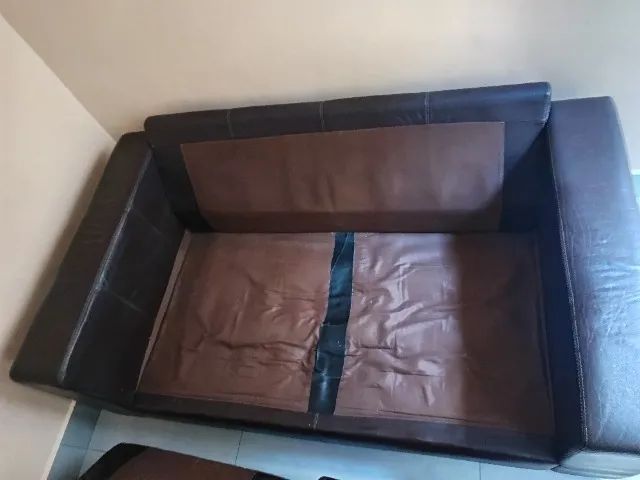 Sofá de couro 2 lugares - Foto 4