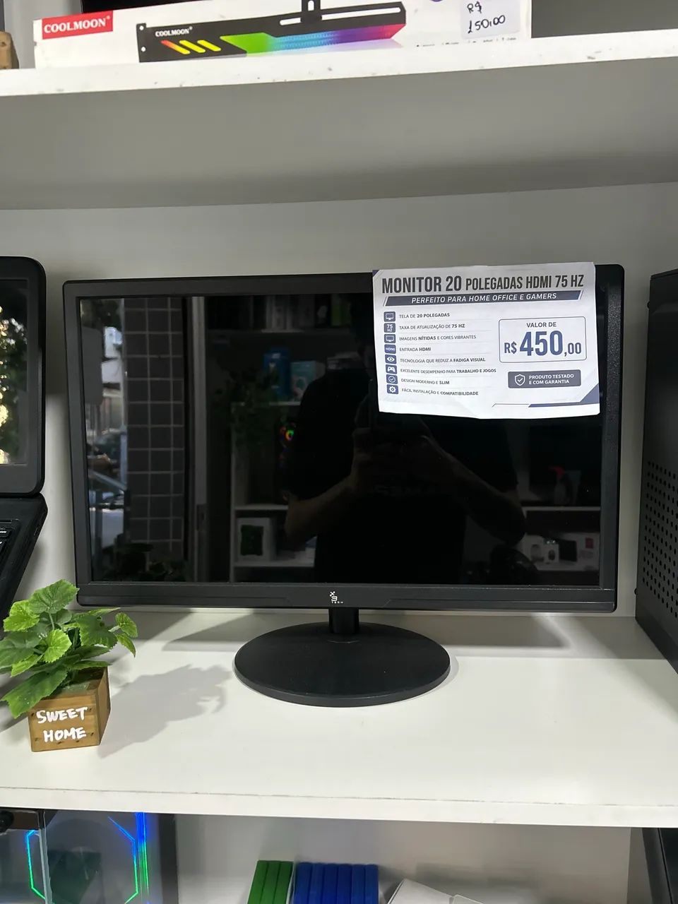 Monitor 20 Polegadas HDMI 75Hz - Ótimo Estado - R$ 450