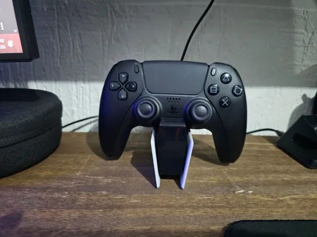 CONTROLE DE PS5 PLAYSTATION 5 PRETO + Base Carregadora DualSense PS5 | Original  - Foto 5