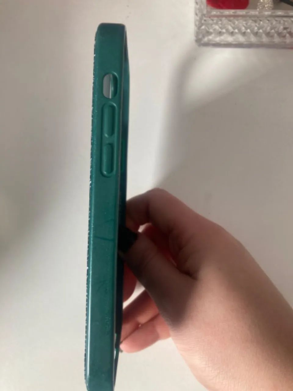 Capa iPhone da Swarovski verde - Foto 3