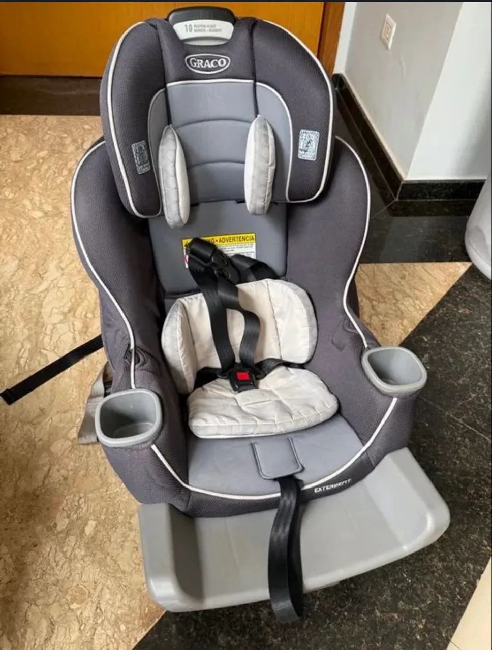 Cadeira Cadeirinha Graco Carro Auto Extend2Fit Com Isofix