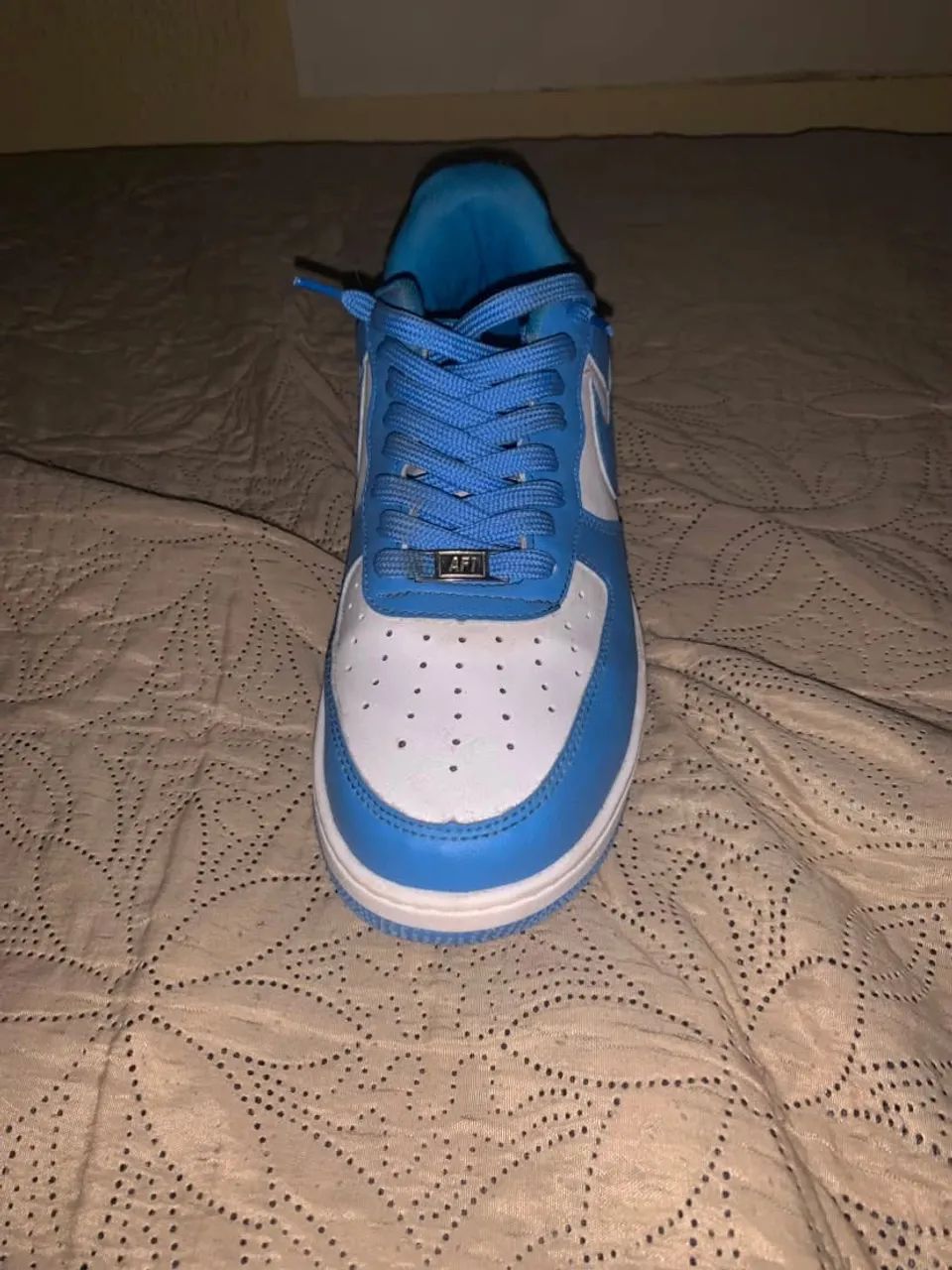 Nike Air Force 1 Low azul tamanho 41 - Foto 3