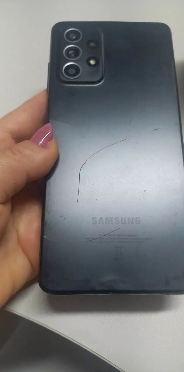 Celular Samsung Galaxy A24 com a tela quebrada e que não liga - Para retirada de peças - Foto 5