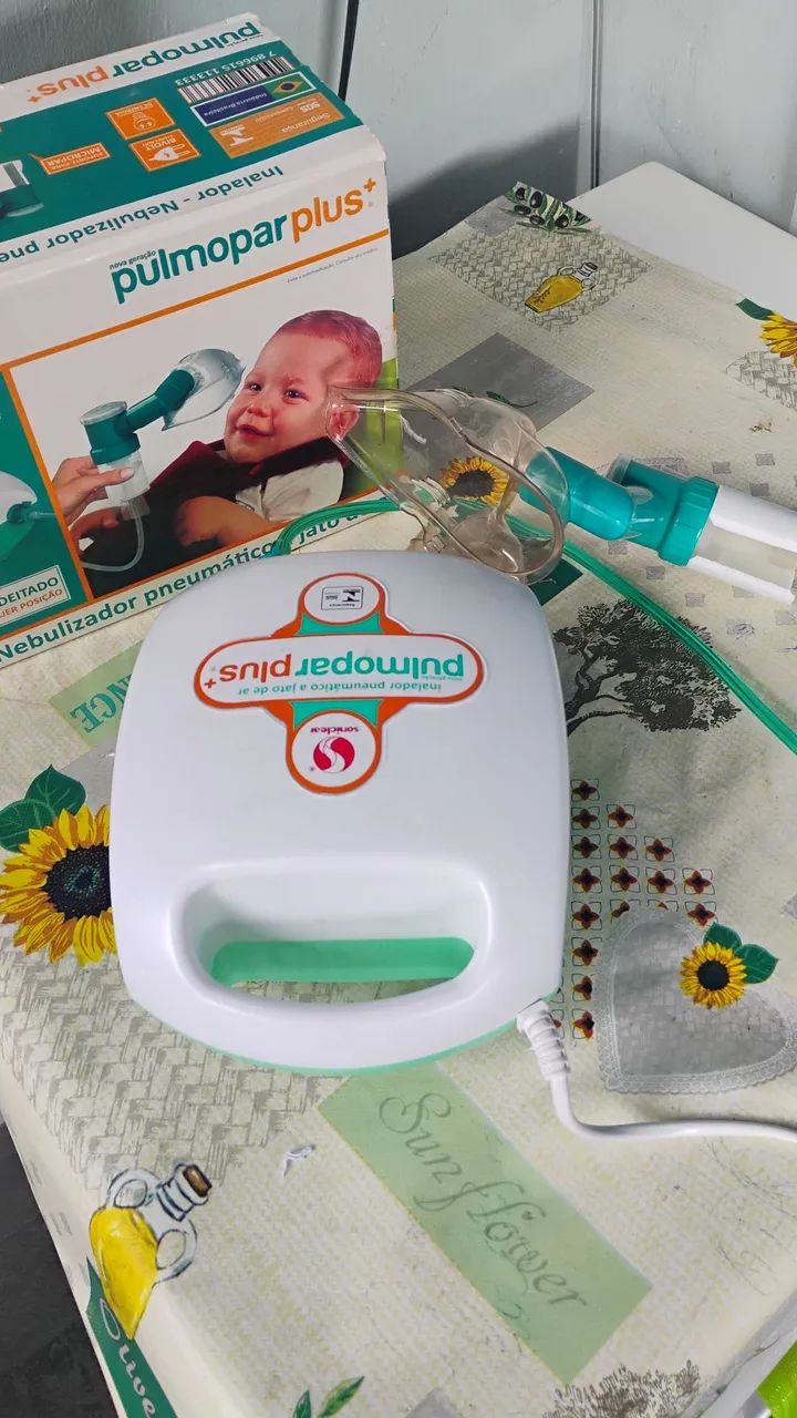 Inalador nebulizador pulmonar plus bivolt  - Foto 2