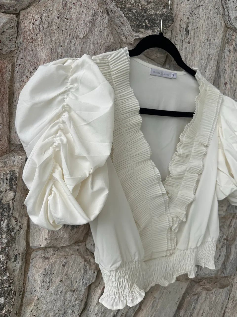 Blusa mangas bufantes - M