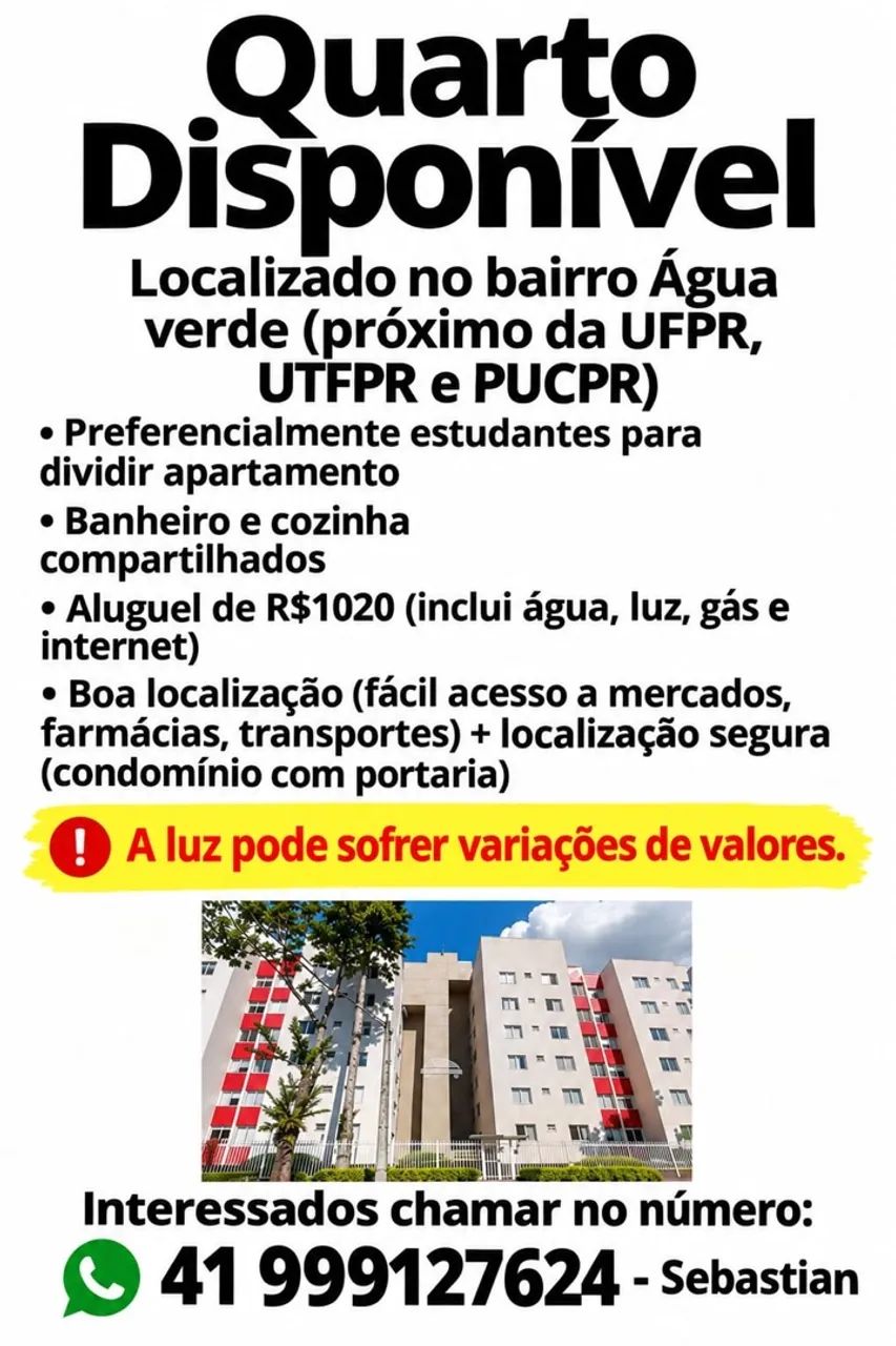 Aluguel de Quarto