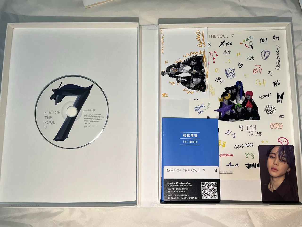 BTS MAP OF THE SOUL: 7 Ver. 02 + Jimin PC Oficial | Completo - CDs