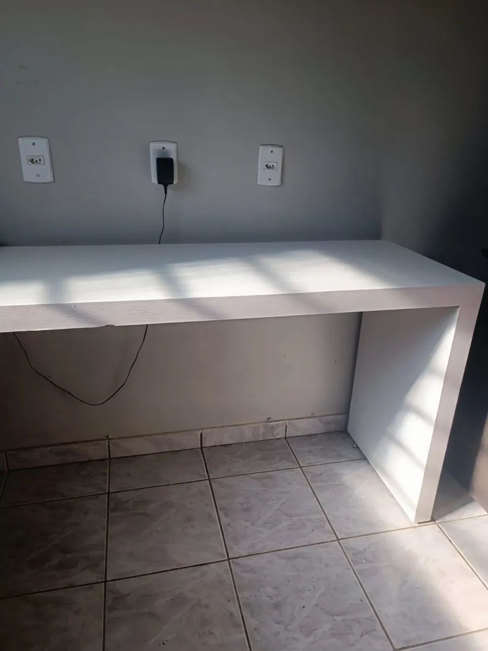 Mesa em L Branca p/Estudos e Trabalho - Foto 5