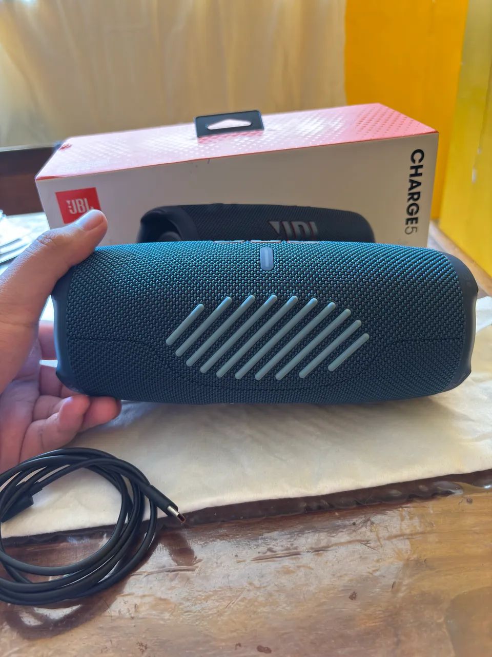 JBL CHARGE 5 AZUL ORIGINAL - Foto 4