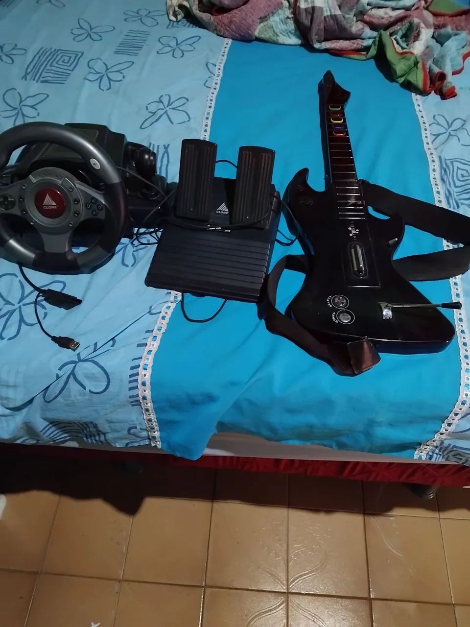 Volante e guitarra de ps2 e ps3 top 
